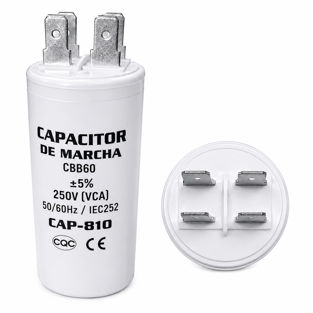 [0103-06] Capacitor de marcha de 40 MFD / 250Volt. / CBB60