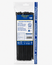 [0106-01] Cincho plástico negro de 4" x 2.5 mm ( bolsa de 100 Un.)